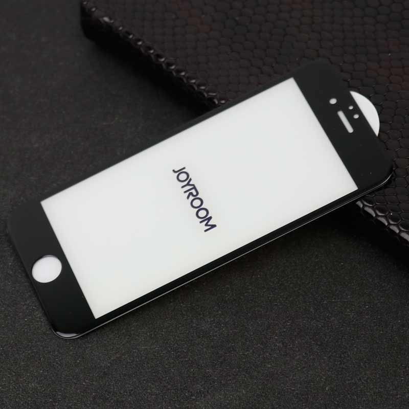 گلس تمام چسب Joyroom پکدار iPhone 6/6s مشکی