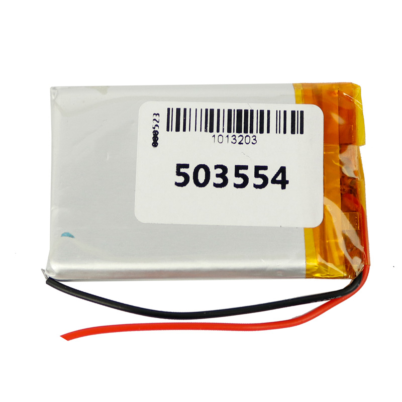 باتری لیتیوم 1200mAh 53*34*5mm 503554