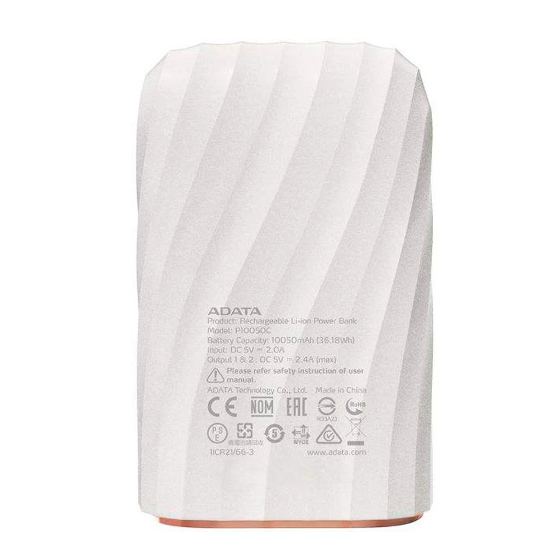 پاور بانک فست شارژ 10000 ای دیتا ADATA P10050C