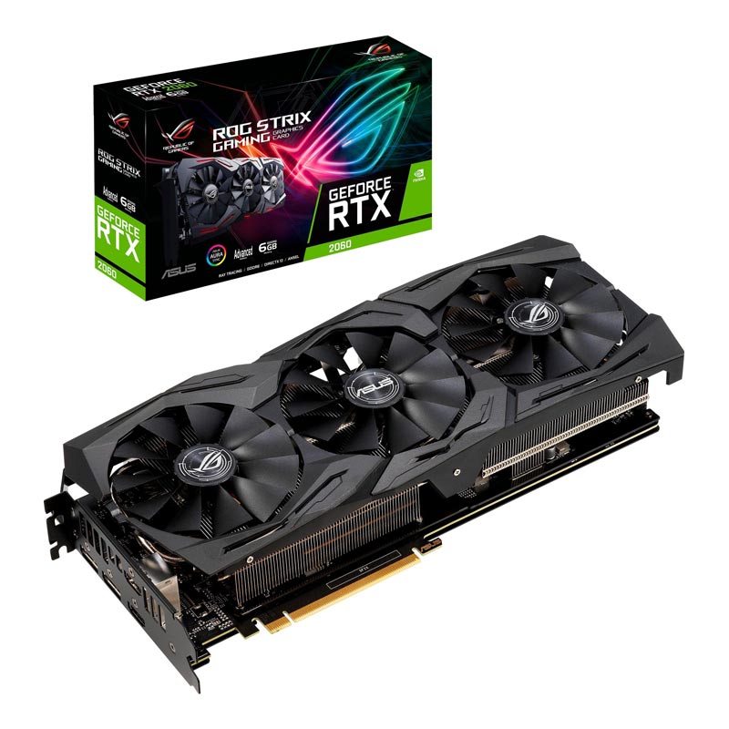 کارت گرافیک ASUS ROG STRIX RTX2060 A6G GDDR6 192Bit