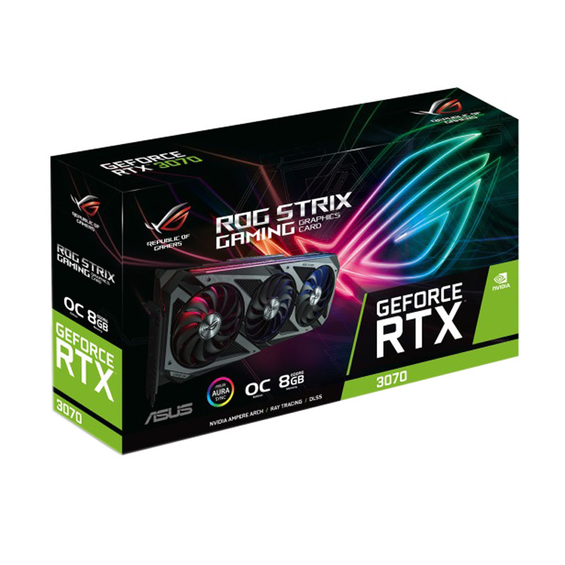 کارت گرافیک ASUS ROG STRIX RTX3070 O8G GDDR6 256Bit