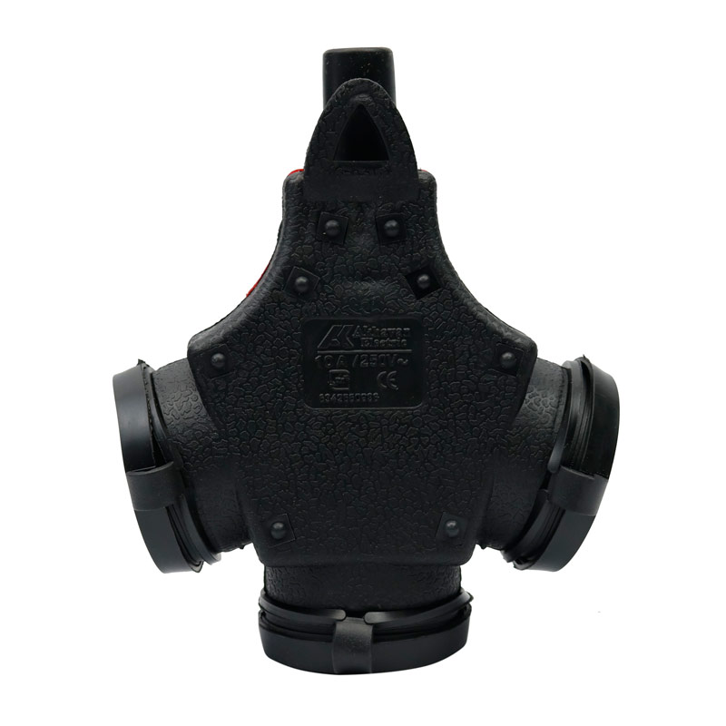 چندراهی 3 خانه برق صنعتی ارت دار اخوان الکتریک Akhavan Electric IP44