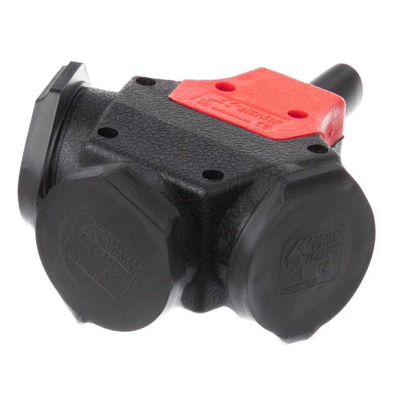 چندراهی 3 خانه برق صنعتی ارت دار اخوان الکتریک Akhavan Electric IP44