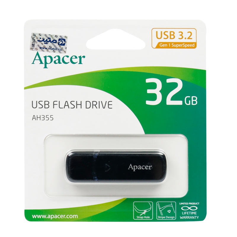فلش 32 گیگ اپیسر Apacer AH355 USB3.2