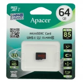 رم میکرو 64 گیگ اپیسر Apacer R85 U1 C10 85MB/s