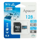 رم میکرو 128 گیگ اپیسر Apacer Rioo A1 V30 U3 C10 100MB/s + خشاب