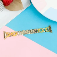 بند اپل واچ کارتیر رزین 38/40mm طلایی زرد