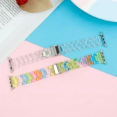 بند اپل واچ رزین هفت رنگ 38/40mm