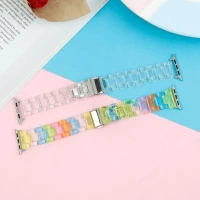 بند اپل واچ رزین هفت رنگ 38/40mm
