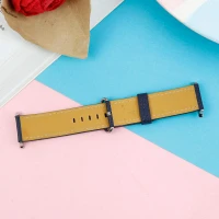 بند اپل واچ چرمی پهن 38/40mm سرمه ای