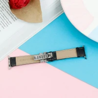 بند اپل واچ چرمی 38/40mm سگکی مشکی