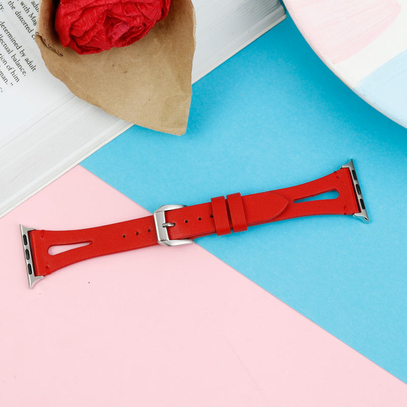 بند اپل واچ چرمی حفره دار 38/40mm