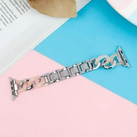 بند اپل واچ رزین سیلور صورتی 42/44mm