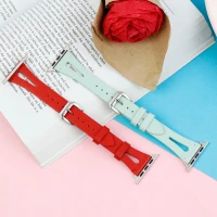 بند اپل واچ چرمی حفره دار 42/44mm