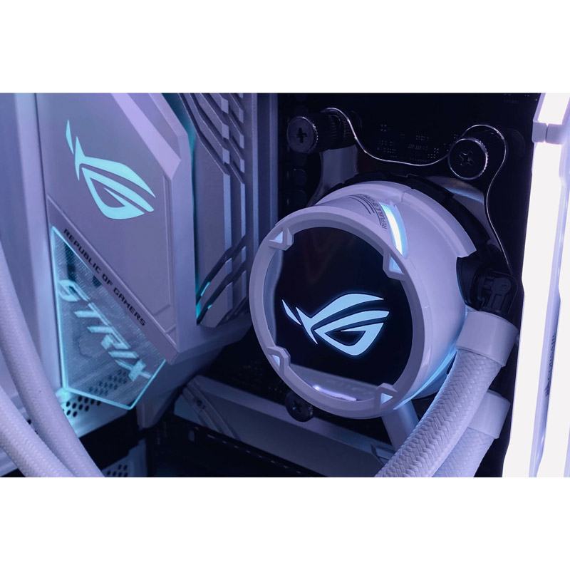 فن خنک کننده CPU ایسوس Asus Rog Strix LC 240 RGB White Edition