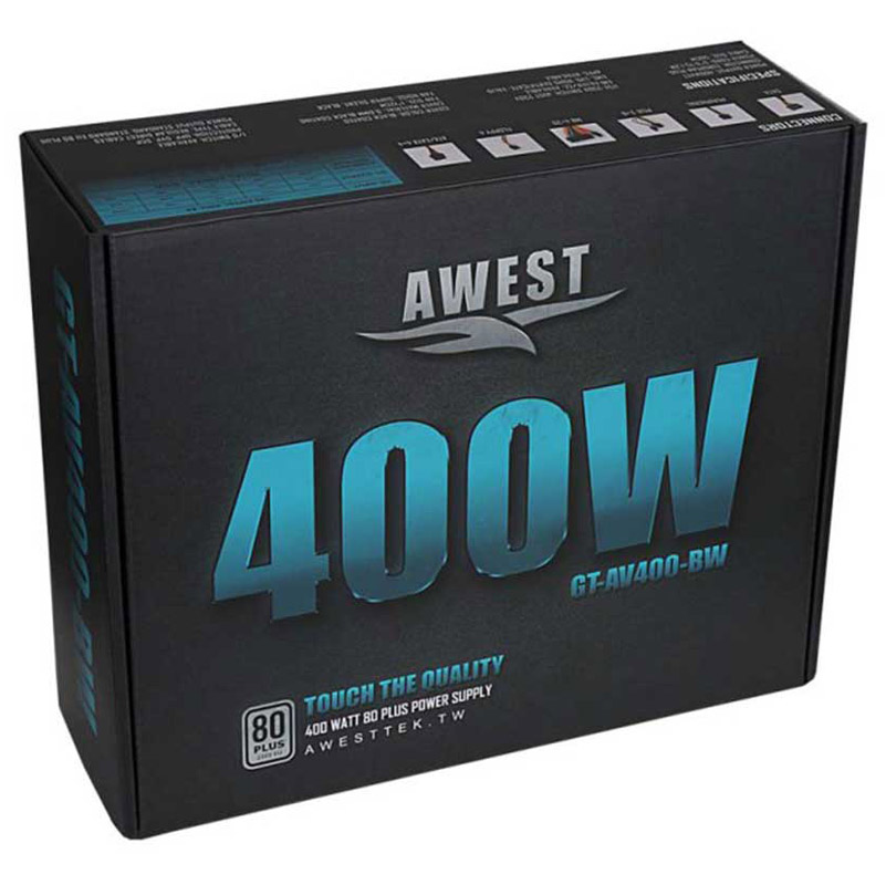 پاور اوست Awest GT-AV400-BW Silver 400W