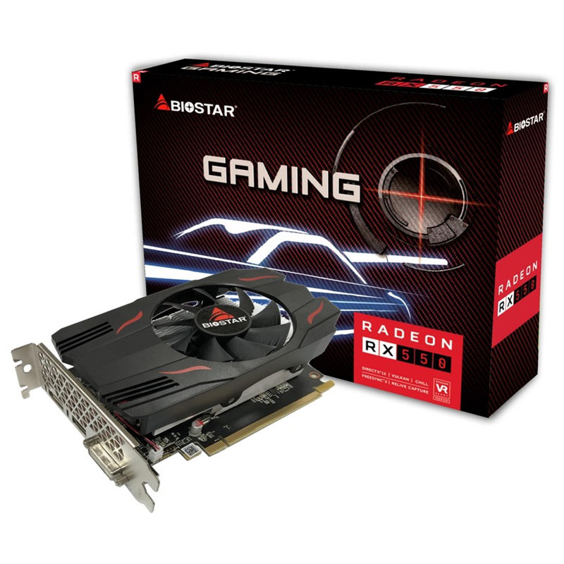 کارت گرافیک BIOSTAR Radeon RX550 VA5515RF21 2GB GDDR5 128Bit