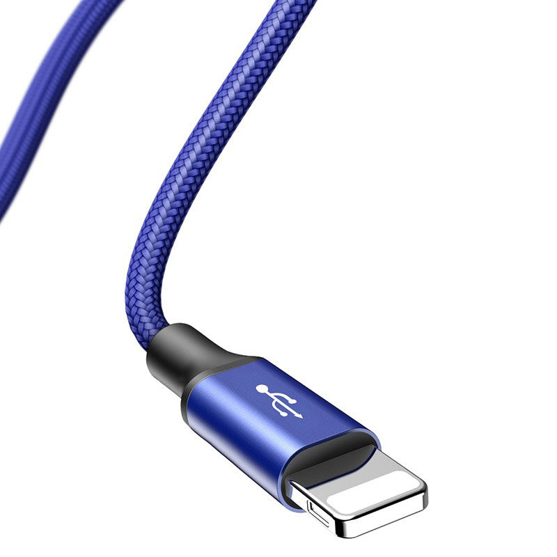 کابل 2 سر فست شارژ Baseus CAML-SU13 3A 1.2m