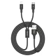 کابل 2 سر فست شارژ Baseus CAML-SU13 3A 1.2m