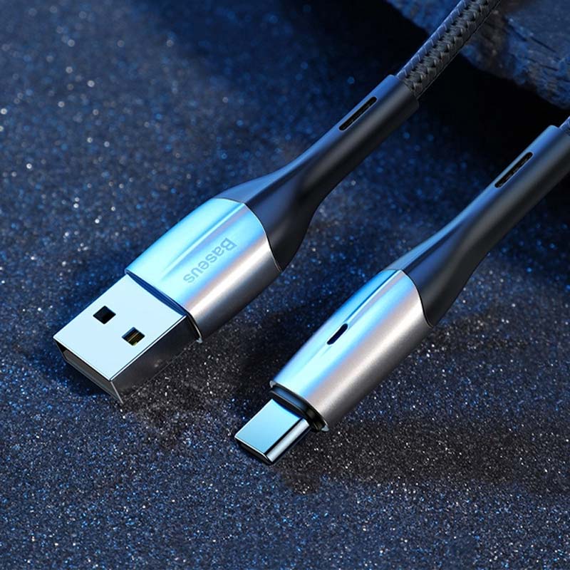 کابل فست شارژ Baseus CATSP-B01 3A Type-C 1m