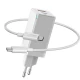 شارژر دیواری فست شارژ Baseus CCGAN-Q QC3 PD 45W + کابل Type-C