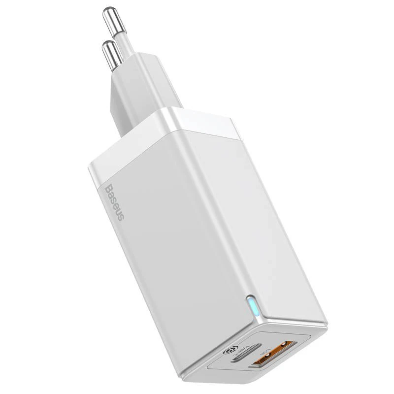 شارژر دیواری فست شارژ Baseus CCGAN-Q QC3 PD 45W + کابل Type-C