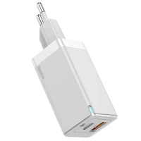شارژر دیواری فست شارژ Baseus CCGAN-Q QC3 PD 45W + کابل Type-C