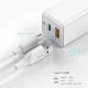 شارژر دیواری فست شارژ Baseus CCGAN-Q QC3 PD 45W + کابل Type-C