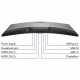 مانیتور گیمینگ خمیده بنکیو EX3203R سایز 32 اینچ