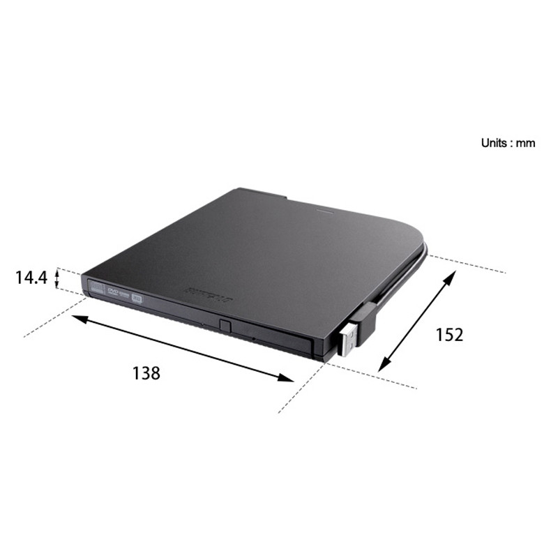 DVD رایتر اکسترنال بوفالو Buffalo DVSM-PT58U2VB