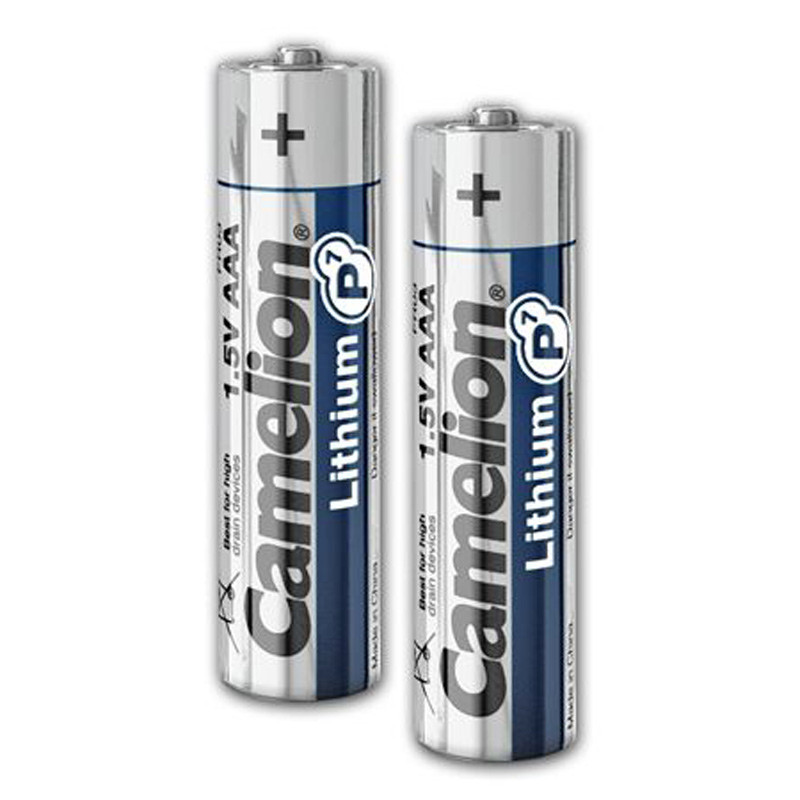 باتری دوتایی نیم قلمی Camelion Lithium 1.5V AAA
