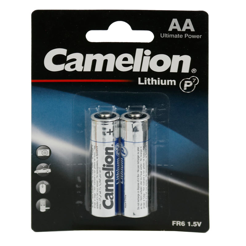 باتری دوتایی قلمی Camelion Lithium P7 1.5V AA