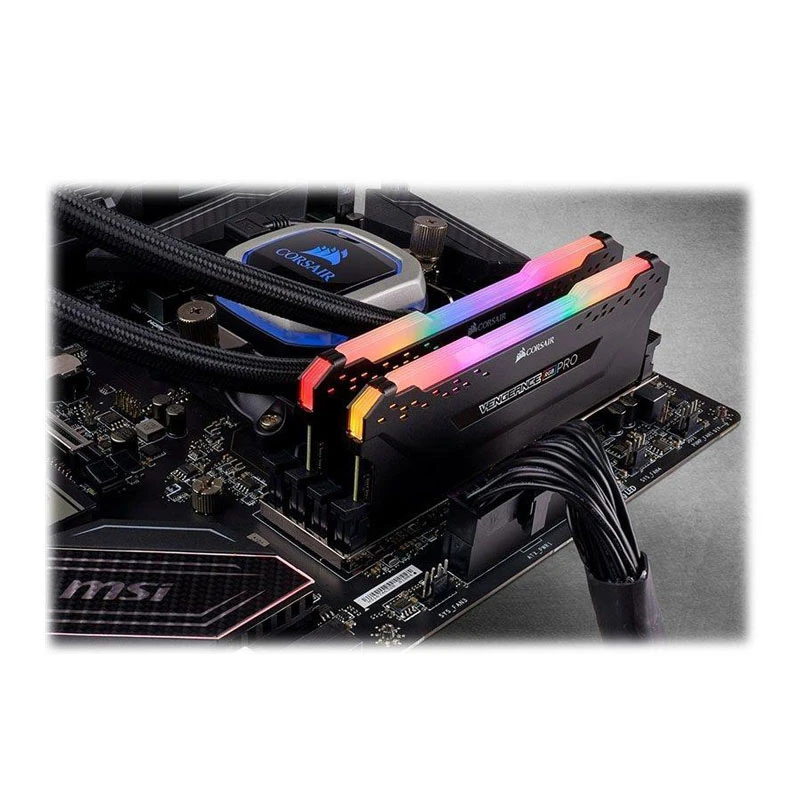 رم کامپیوتر کورسیر Vengeance RGB Pro DDR4 16GB Dual 3200MHz CL16