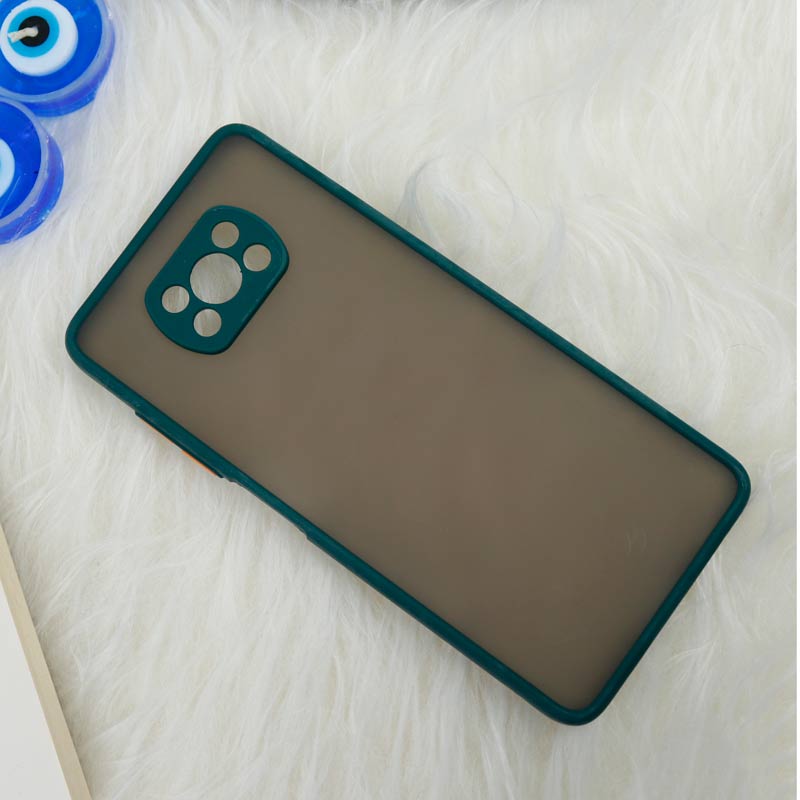 قاب PC مات محافظ لنز دار Xiaomi Poco X3