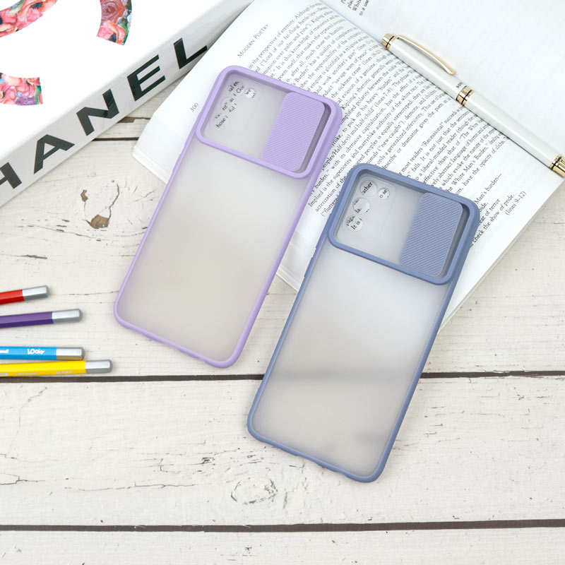 قاب PC مات محافظ لنز دار کشویی Samsung A02s / M02s