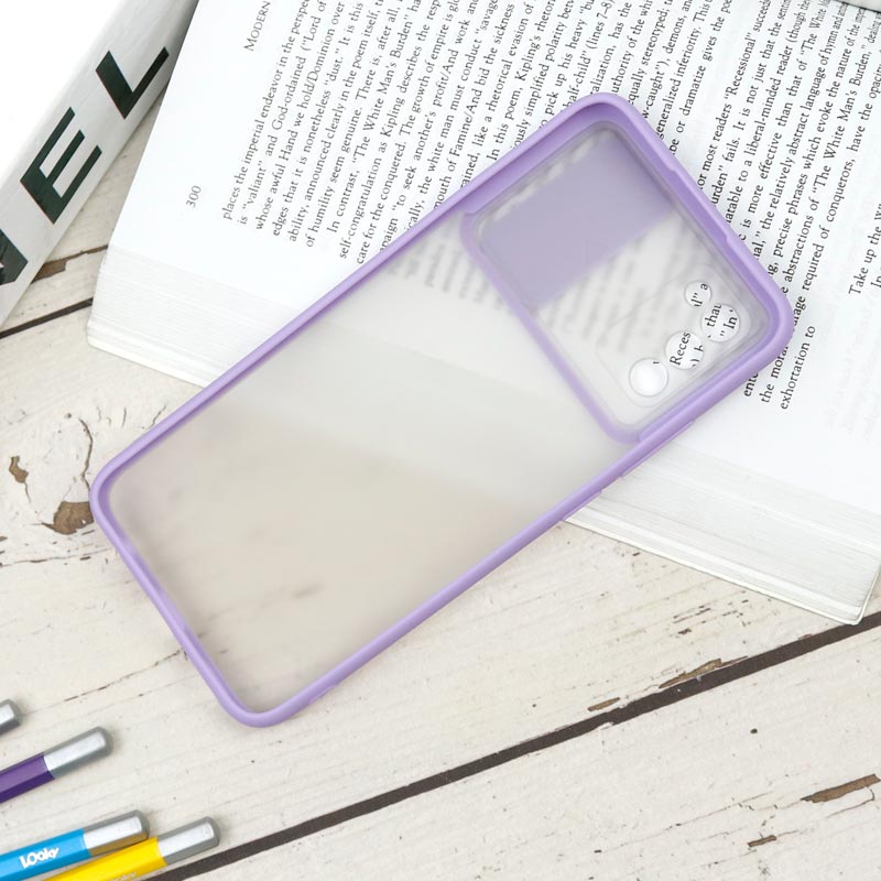 قاب PC مات محافظ لنز دار کشویی Samsung A02s / M02s