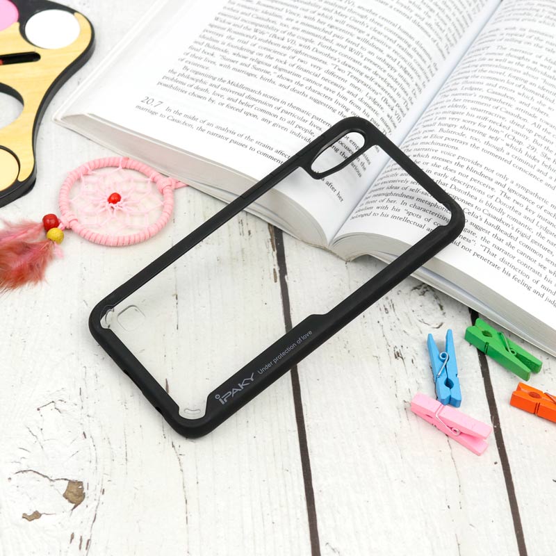 قاب PC شفاف ضربه گیر Samsung A10 مشکی
