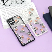 قاب PC مات محافظ لنز دار طرح خرسی سامسونگ A12