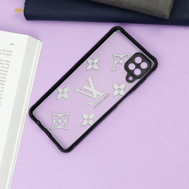 قاب PC مات محافظ لنز دار طرح LV سامسونگ A12