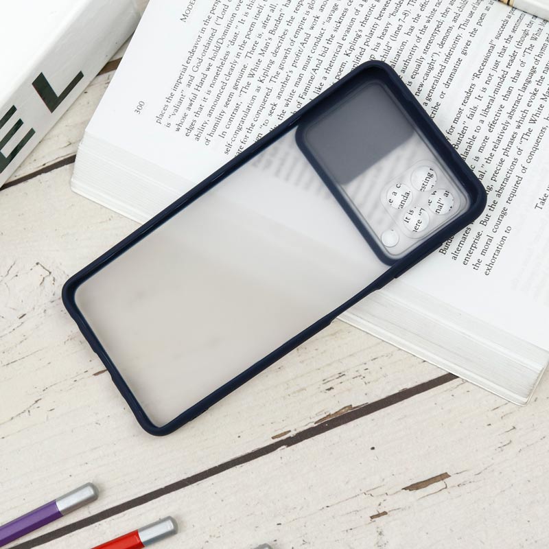 قاب PC مات محافظ لنز دار کشویی Samsung A22 4G