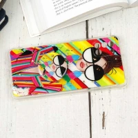 قاب محافظ لنزدار رزین طرح دختر پاپ سوکت دار Samsung A31