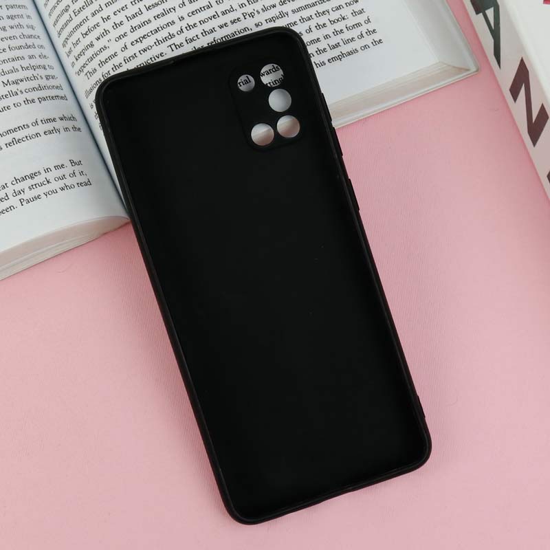 قاب طرحدار محافظ لنز دار کشویی Black سامسونگ A31