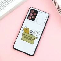 قاب طرحدار محافظ لنز دار کشویی کله فندقی سامسونگ A32 4G