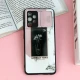 قاب طرحدار محافظ لنز دار کشویی Pink سامسونگ A32 4G