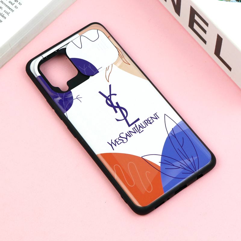 قاب طرحدار محافظ لنز دار کشویی Pink سامسونگ Samsung Galaxy A42 5G