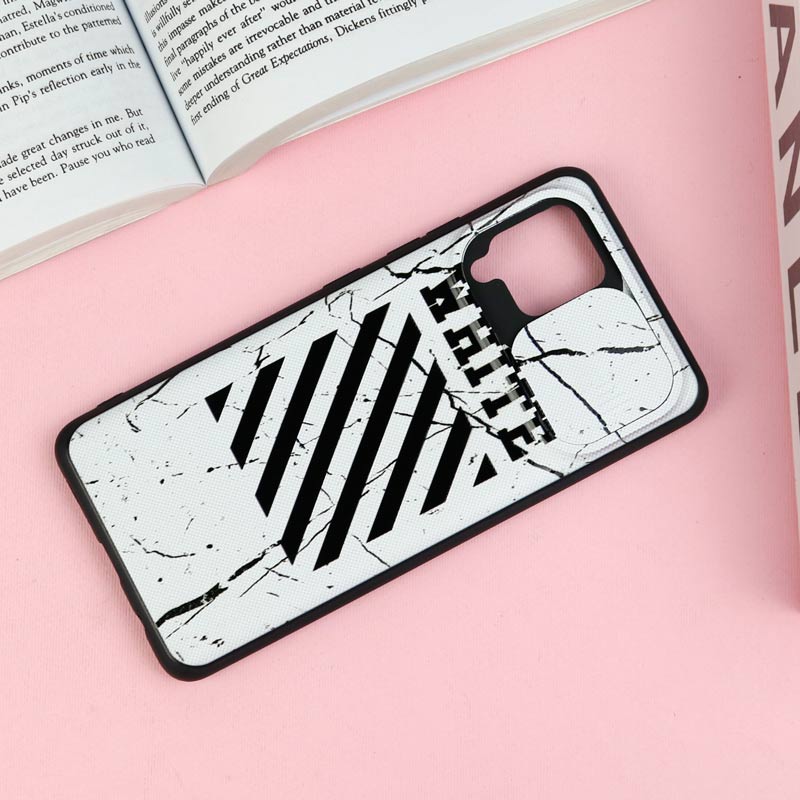 قاب طرحدار محافظ لنز دار کشویی پسرانه سامسونگ Samsung Galaxy A42 5G
