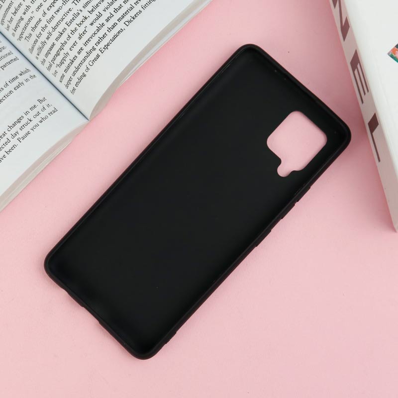 قاب طرحدار محافظ لنز دار کشویی Blue سامسونگ Samsung Galaxy A42 5G
