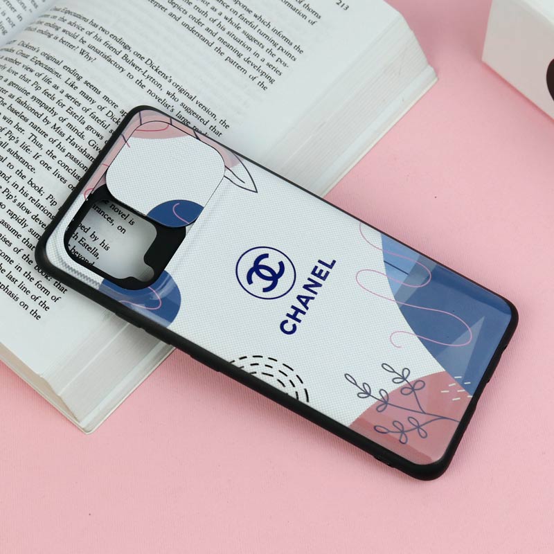 قاب طرحدار محافظ لنز دار کشویی Pink سامسونگ Samsung Galaxy A42 5G