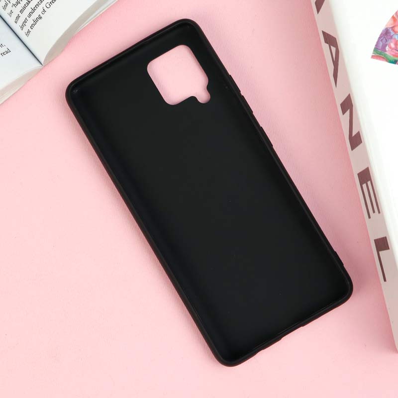 قاب طرحدار محافظ لنز دار کشویی Black سامسونگ Samsung Galaxy A42 5G