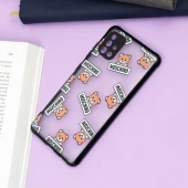 قاب PC مات محافظ لنز دار طرح خرسی سامسونگ A51